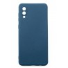 Панель DENGOS Carbon для Samsung Galaxy A02 (blue)