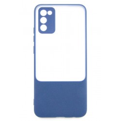 Панель DENGOS Matte Bng для Samsung Galaxy A02s (A025) (light blue)