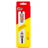 Кабель DENGOS заряду та синхронізації Lightning, "сітка", 1м, (black)