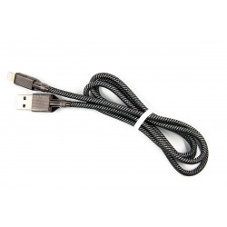 Кабель DENGOS заряда и синхронизации Lightning, плоский, 1м, 4A (red)