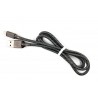 Кабель DENGOS заряду та синхронізації Lightning, 1м, 4A (black)