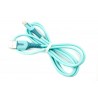 Кабель DENGOS з індикатором заряду, Lightning (PLS-L-IND-SOFT-BLUE)