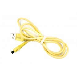 Кабель DENGOS з індикатором заряду, Micro-USB (PLS-M-IND-SOFT-YELLOW)
