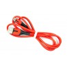 Кабель DENGOS с индикатором заряда, Micro-USB (PLS-M-IND-SOFT-RED)