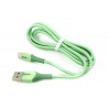 Кабель DENGOS з індикатором заряду, Type-C (PLS-TC-IND-SOFT-MINT)