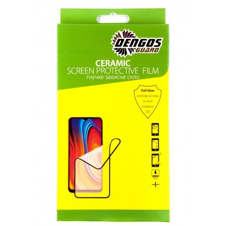 Гибкое защитное стекло DENGOS Ceramic Film для Xiaomi Redmi Note 10 Pro (black)