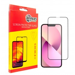 Защитное стекло DENGOS SuperD для IPhone 13 Mini (black)