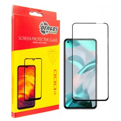 Захисне скло DENGOS Full Glue для Xiaomi 11 Lite 5G NE (black)