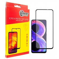 Захисне скло DENGOS Full Glue для Realme 8 Pro (black)