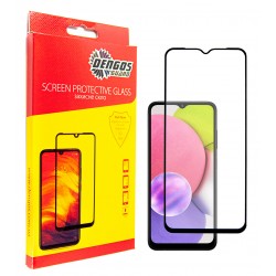 Защитное стекло DENGOS Full Glue для Samsung Galaxy A03 Core (black)