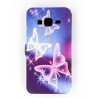 Чохол для мобільного телефону (flipp-Book Call ID) Samsung Galaxy J3 2016 (J320), "Рожевий метелик"
