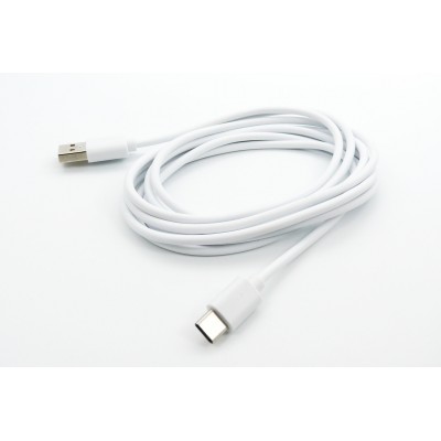 Кабель DENGOS Type-С для заряда и синхронизации 2м (white)