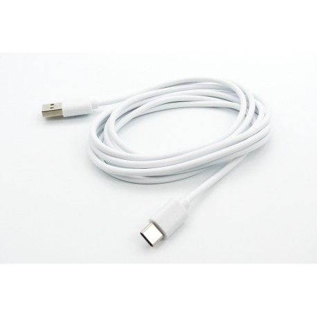 Кабель DENGOS Type-С заряду та синхронізації, 2м (white)