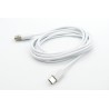 Кабель DENGOS Type-С для заряда и синхронизации 2м (white)