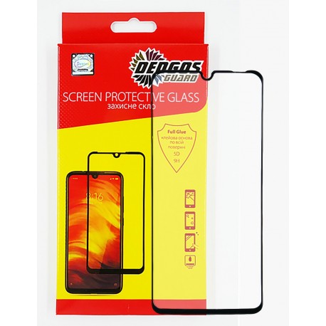 Захисне скло DENGOS Full Glue для Huawei P30 Lite/Nova 4E (black)