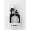 USB Type-С--кабель для заряду та синхронизації (чорний, 100 см)