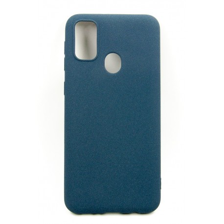Панель DENGOS Carbon для Samsung Galaxy M30s (blue)