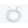 Кабель DENGOS заряда и синхронизации, Type-C, 1м, (white)