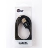 Кабель заряду та синхронизації Micro USB (в оплете, чорний, 100 см)