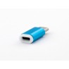 Адаптер (переходник) micro-USB - Type C, металлик