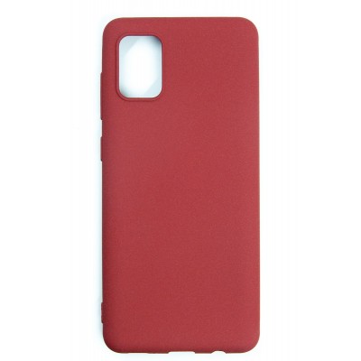Панель DENGOS Carbon для Samsung Galaxy A31 (red)