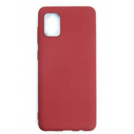 Панель DENGOS Carbon для Samsung Galaxy A31 (red)