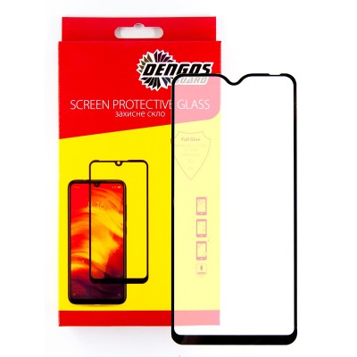 Защитное стекло DENGOS Full Glue для OPPO A12 (black)