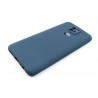 Комплект Fine Line для Xiaomi Redmi Note 9 панель + стекло защитное Carbon (blue) (FL-KM-155)