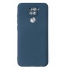 Комплект Fine Line для Xiaomi Redmi Note 9 панель + стекло защитное Carbon (blue) (FL-KM-155)