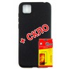 Комплект DENGOS для Huawei Y5p панель + стекло защитное Carbon (Black) (DG-KM-170)
