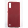 Комплект Fine Line для Samsung Galaxy A01 панель + скло захисне Carbon (Red) (FL-KM-179)
