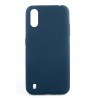 Комплект Fine Line для Samsung Galaxy A01 панель + стекло защитное Carbon (Blue) (FL-KM-178)