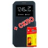 Комплект DENGOS для Xiaomi Redmi 9 чехол книжка + стекло защитное (Black) (DG-KM-194)