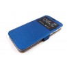 Комплект Fine Line для Huawei Y5p чехол-книжка + стекло защитное (Blue) (FL-KM-200)