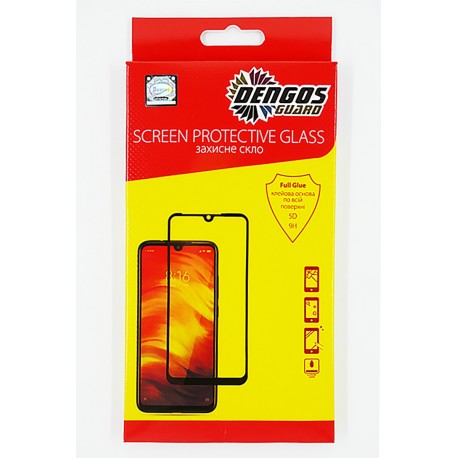 Захисне скло DENGOS Full Glue для Oppo A91 (black)